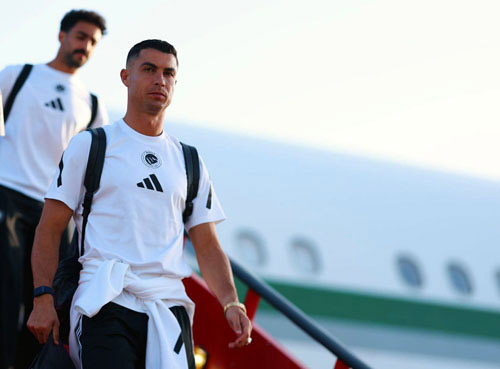  لقطة من وصول النصر إلى إسبانيا