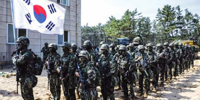 تراجع عدد أفراد الجيش في كوريا الجنوبية 20 % في 6 سنوات 
