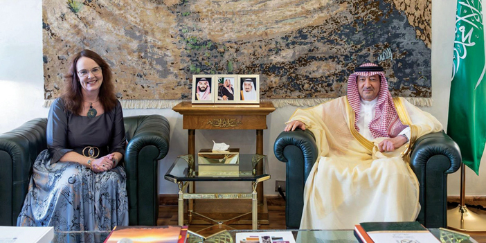 م. الخريجي يستقبل القائمة بالأعمال في السفارة الأمريكية 