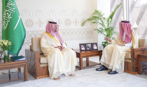 محافظ الدرعية يستقبل مساعد وزير الثقافة 