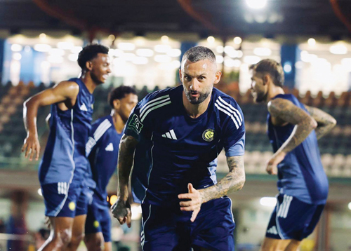  التدريب الأول للنصر