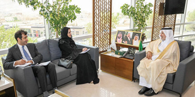 د. الربيعة يلتقي المديرة الإقليمية لمنظمة الصحة العالمية 