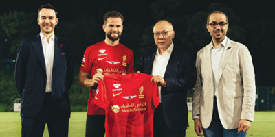 القادسية يوقّع عقد رعاية مع شركة صينية 