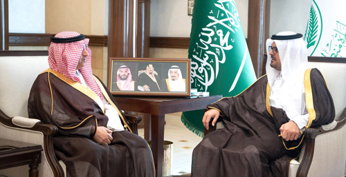 نائب أمير منطقة مكة المكرمة مستقبلا وزير التعليم