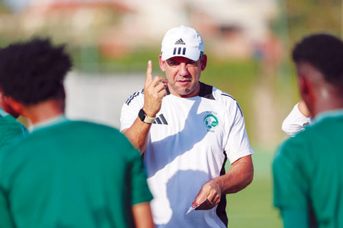 من تدريبات الأخضر تحت الـ20