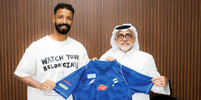 أمين بخاري حارسا لمرمى الفتح 