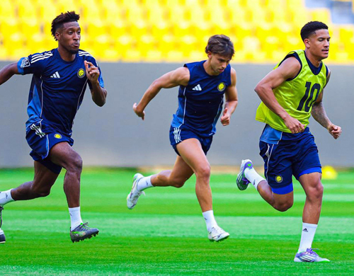  لقطة من تدريب النصر