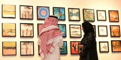 133 فنانًا يشاركون في معرض (30 × 30 سم) بالدمام 