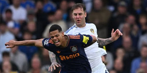 تعادل نيوكاسل يونايتد مع ليدز يونايتد 