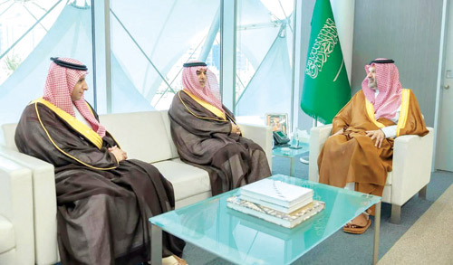 الأمير فيصل بن سلمان يستقبل رئيس «سدايا» 