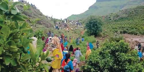 جبل مرة في قرية ترسين في دارفور