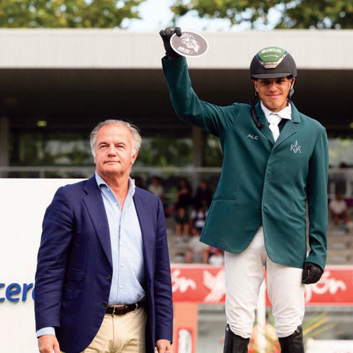 جائزتان للفارس «الشربتلي» في بطولة إسبانيا 