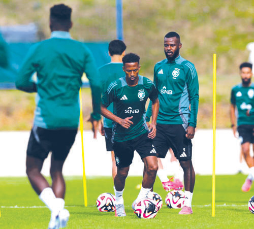  جانب من مران الأمس