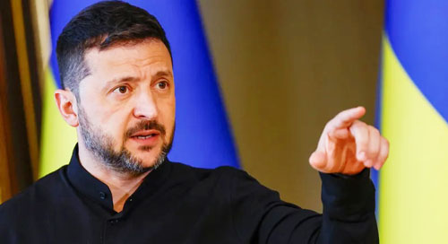 زيلينسكي يرفض دعوة بوتين لإجراء محادثات في موسكو 