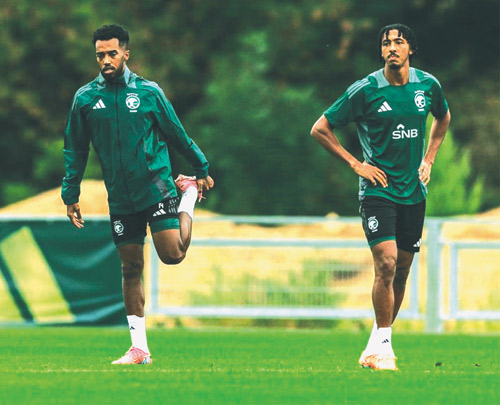 الأخضر يستعد للقاء التشيك غداً 