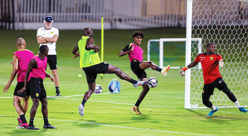  لقطة من تدريبات الفريق