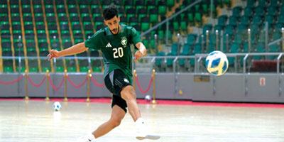 أخضر الصالات يواصل تدريباته لآسيا 