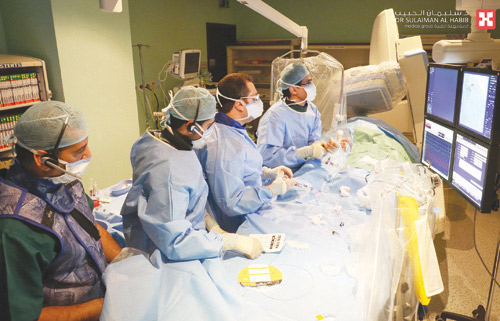 دون جراحة بالقسطرة التداخلية 