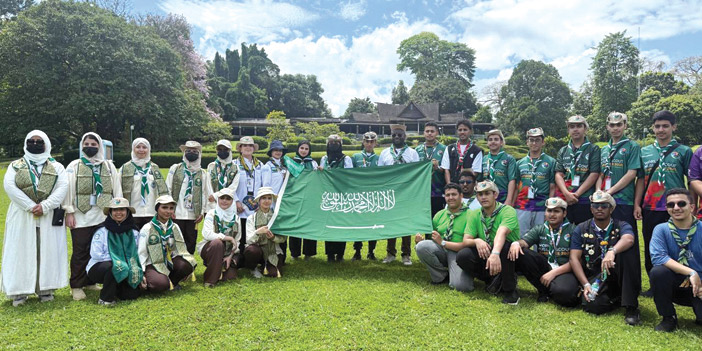 الكلية التقنية الرقمية للبنات بالرياض تشارك في المعسكر الكشفي الإندونيسي 