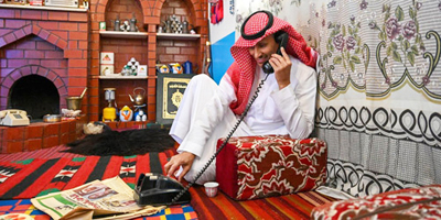 العمراني شاب سعودي شغوف بأصالة الموروث 