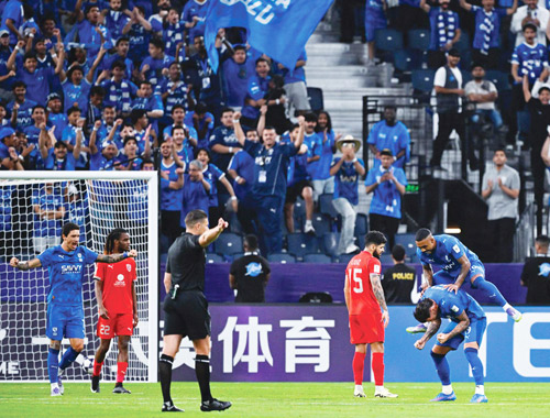  الهلال والدحيل لقاء كبير انتهى هلالياً