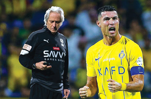 جيسوس وكريستيانو.. بدون النخبة.. الهدف الدوري!