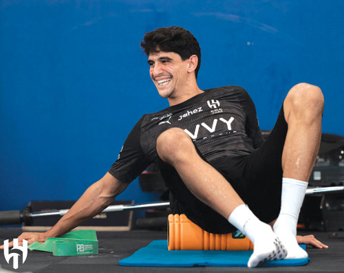 بونو يطبق تمارين الاسترجاع