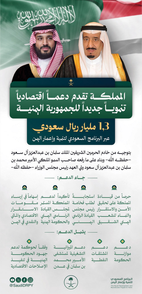 بتوجيه من خادم الحرمين الشريفين وبناءً على ما رفعه ولي العهد 