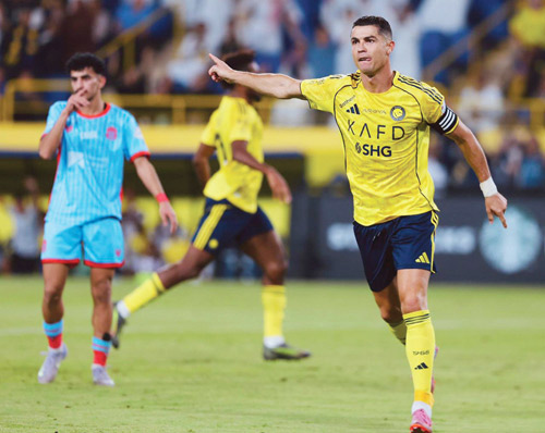 النصر يحقق الفوز الثالث