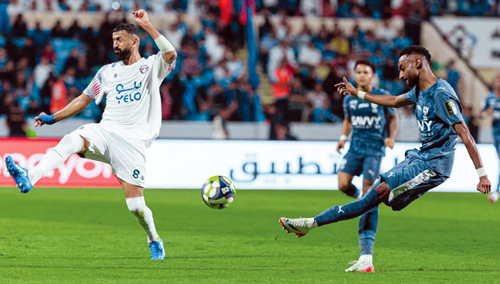 من لقاء الهلال والعدالة