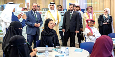 وزير الإعلام السوري يزور وكالة الأنباء السعودية 