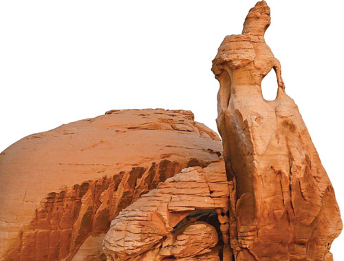 «صخرة العروسة» عمرها أكثر من 460 مليون سنة 