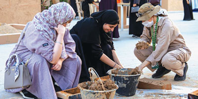 الفنون التقليدية السعودية في أسبوع الترميم الدولي 