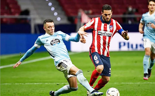 سيلتا فيجو يتعادل مع أتلتيكو مدريد بالدوري الإسباني 