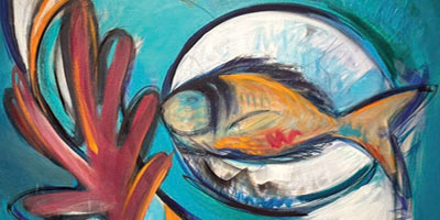 «بر وبحر».. معرض يجسد الحوار بين الصحراء والبحر في تجربة فنية تنبض بالشاعرية والعمق الإنساني 