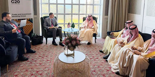 خلال اجتماع مجموعة التجارة والاستثمار بمجموعة العشرين 