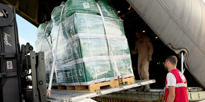 وصول الطائرة الإغاثية السعودية الـ«67» لإغاثة الشعب الفلسطيني في غزة 