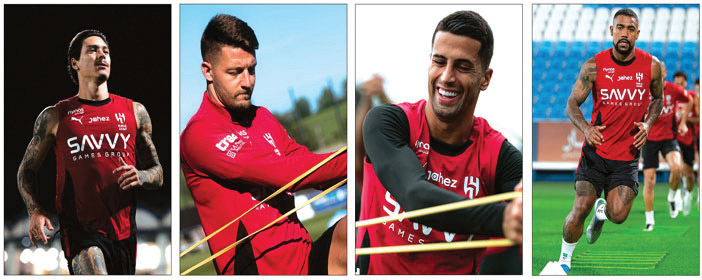 سافيتش ومالكوم ونونيز وكانسيلو يخضعون لبرامج علاجية