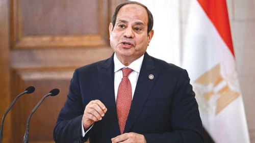 السيسي: مصر لن تقف مكتوفة الأيدي أمام نهج إثيوبيا 