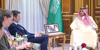 الأمير تركي بن محمد يناقش مع السفير الفرنسي الموضوعات ذات الاهتمام المشترك 
