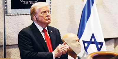 ترامب يؤكد أن الحرب في الشرق الأوسط انتهت.. والدول العربية والإسلامية شركاء في السلام 