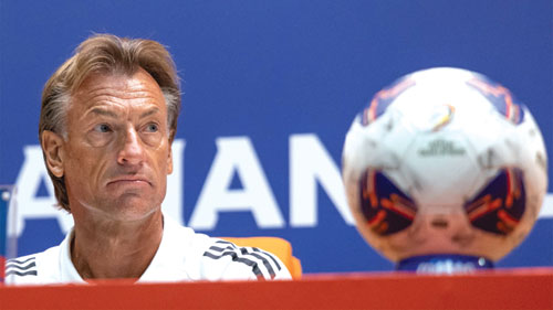  رينارد والشهري في المؤتمر الصحفي