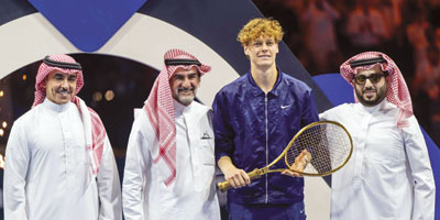 سينر يحتفظ بلقبه بطلاً  لـ«2025 Six Kings Slam» 