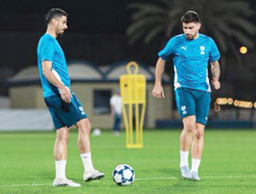 من المران الهلالي الأخير