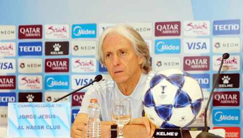 لقطة من المؤتمر الصحفي لجيسوس