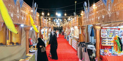بازارات عربية في مهرجان «ليالي سهيل» برفحاء 