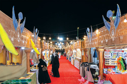 بازارات عربية في مهرجان «ليالي سهيل» برفحاء 