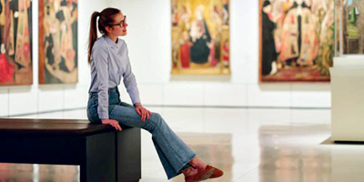 مشاهدة الأعمال الفنية الأصلية في المعارض تخفف التوتر 