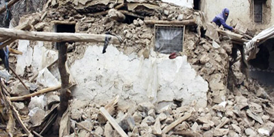 زلزال بقوة 6.3 درجة يضرب شمال أفغانستان ومقتل العشرات وإصابة المئات 