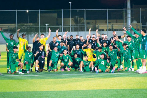 أخضر الـ(16) يتأهل إلى نهائي كأس اتحاد غرب آسيا 